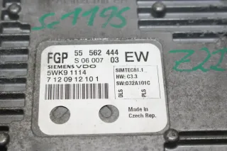 Opel Zafira B Motorsteuergerät Steuergerät Motor Z22YH ENTHEIRATET 55562444 EW - Bild 5