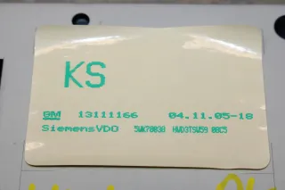 Opel Zafira B Astra H Bordcomputer CID Display Navi Uhr entheiratet 13111166 KS - Bild 5