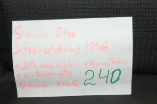 Signum Sitzausstattung Sitz Sitze SHZ Memory SHZ vorne hinten XXLQ Opel - Bild 12