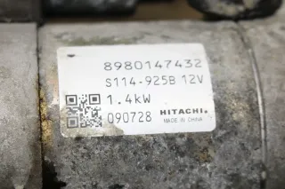 Opel Astra J Meriva B Starter Anlasser 1,7 CDTI A17DTR A17DTS A17DT 8980147432 - Bild 4
