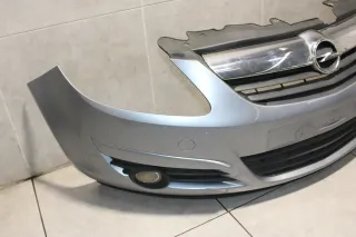 Opel Corsa D Stoßstange vorne  Frontschürze Vorfacelift Z163 Lichtsilber - Bild 2