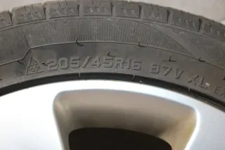 Mitsubishi Colt CZC Alufelgen Felgen Allwetterreifen Reifen 205 45 R16 16 Zoll ET46 4 Loch - Bild 10
