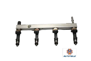 Opel Meriva B Corsa D Einspritzleiste Einspritzdüsen 1.4 A14XER 55572731 0280151258 0280158181 - Bild 1