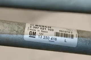 Wischermotor Motor Scheibenwischer Wischergestänge vorne Opel Meriva B 13250416 - Bild 7