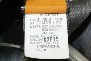 Gurt Sicherheitsgurt Anschnallgurt hinten links Opel Antara 96440821 - Bild 6