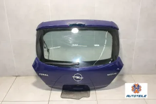 Opel Corsa D 3 Türer Heckklappe Kofferraumklappe Kofferraumdeckel Z20Z Royalblau - Bild 1