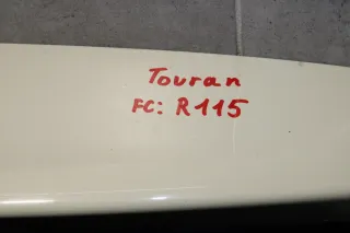 VW Touran 1T3 Heckklappe Kofferraumklappe R115 Taxi Hellelfenbein - Bild 9