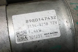 Opel Astra J Meriva B Starter Anlasser 1,7 CDTI A17DTR A17DTS A17DT 8980147432 - Bild 3