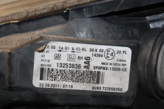 Opel Meriva B Scheinwerfer AFL Kurvenlicht Halogen Rechts 13253636 AA6 - Bild 11
