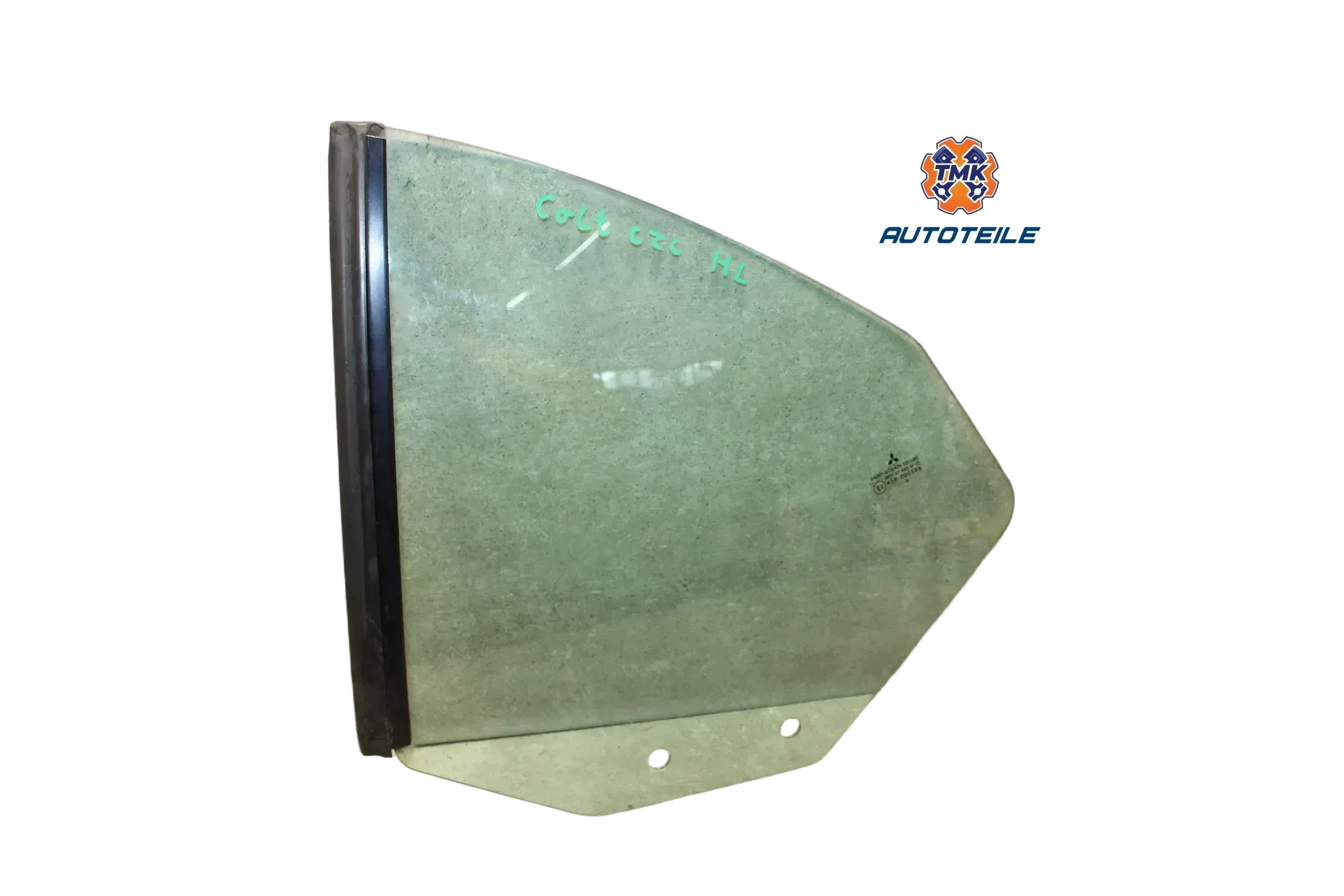 Mitsubishi Colt CZC Scheibe Fensterscheibe Türscheibe hinten links 43R-000588 - Bild 1