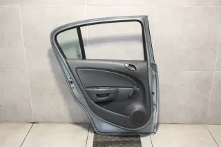 Opel Corsa D Tür Hinten Links Fahrerseite 5 Türer Z179 Argonsilber - Bild 9