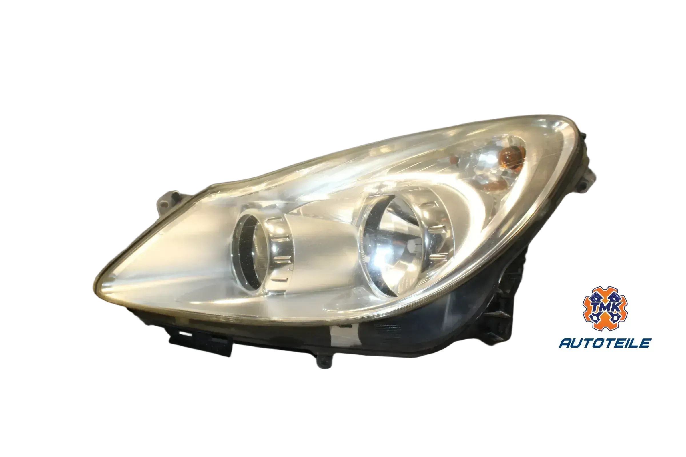 Opel Corsa D Scheinwerfer Fahrerseite Links Vorfacelift 13186381 EF - Bild 1