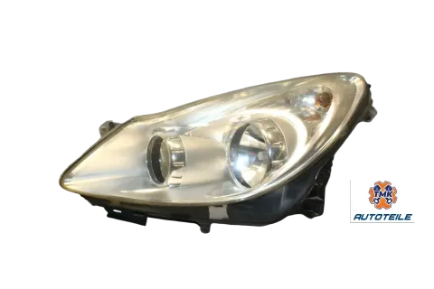 Background image for Opel Corsa D Scheinwerfer Fahrerseite Links Vorfacelift 13186381 EF