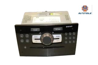 Opel Zafira B Corsa D Astra H Autoradio Radio CD30 CD 30 MP3 AUX 13289921 entheiratet - Bild 1