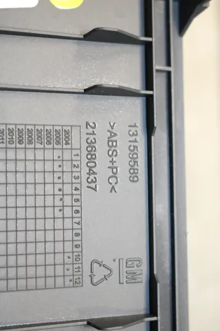 Opel Zafira B Rahmen Blende Verkleidung Display CID 13159589 - Bild 5