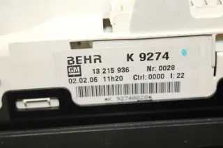 Opel Meriva A Klimabedienteil Bedienteil Heizung Klima 13215936 - Bild 5