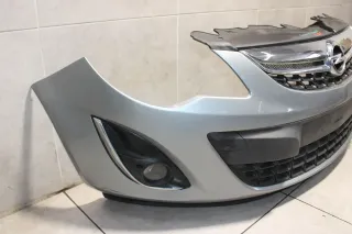 Opel Corsa D Facelift Stoßstange vorne Frontschürze Z179 Argonsilber - Bild 2