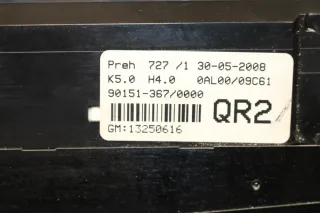 Opel Astra H Twintop Klimabedienteil Bedienteil Klima Klimaanlage 13250616 QR2 - Bild 4