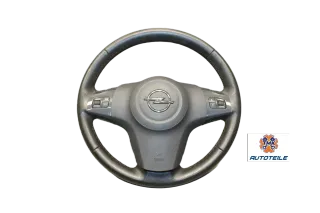 Opel Corsa D Lenkrad Lederlenkrad Multifunktion 13338054 SMG 13235770 - Bild 1