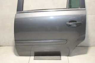 Opel Zafira B Tür hinten links Fahrerseite Z177 Karbongrau - Bild 4