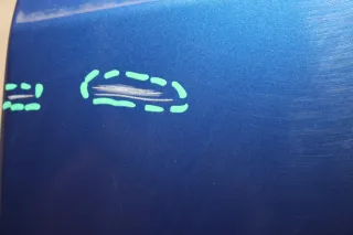 Opel Meriva A Tür vorne links Fahrertür Z21B Ultrablau - Bild 9
