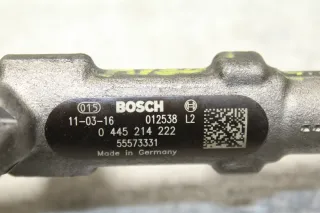 Opel Corsa D Einspritzleiste Leiste Verteilerrohr 1,3 CDTI A13DTE 55573331 - Bild 3