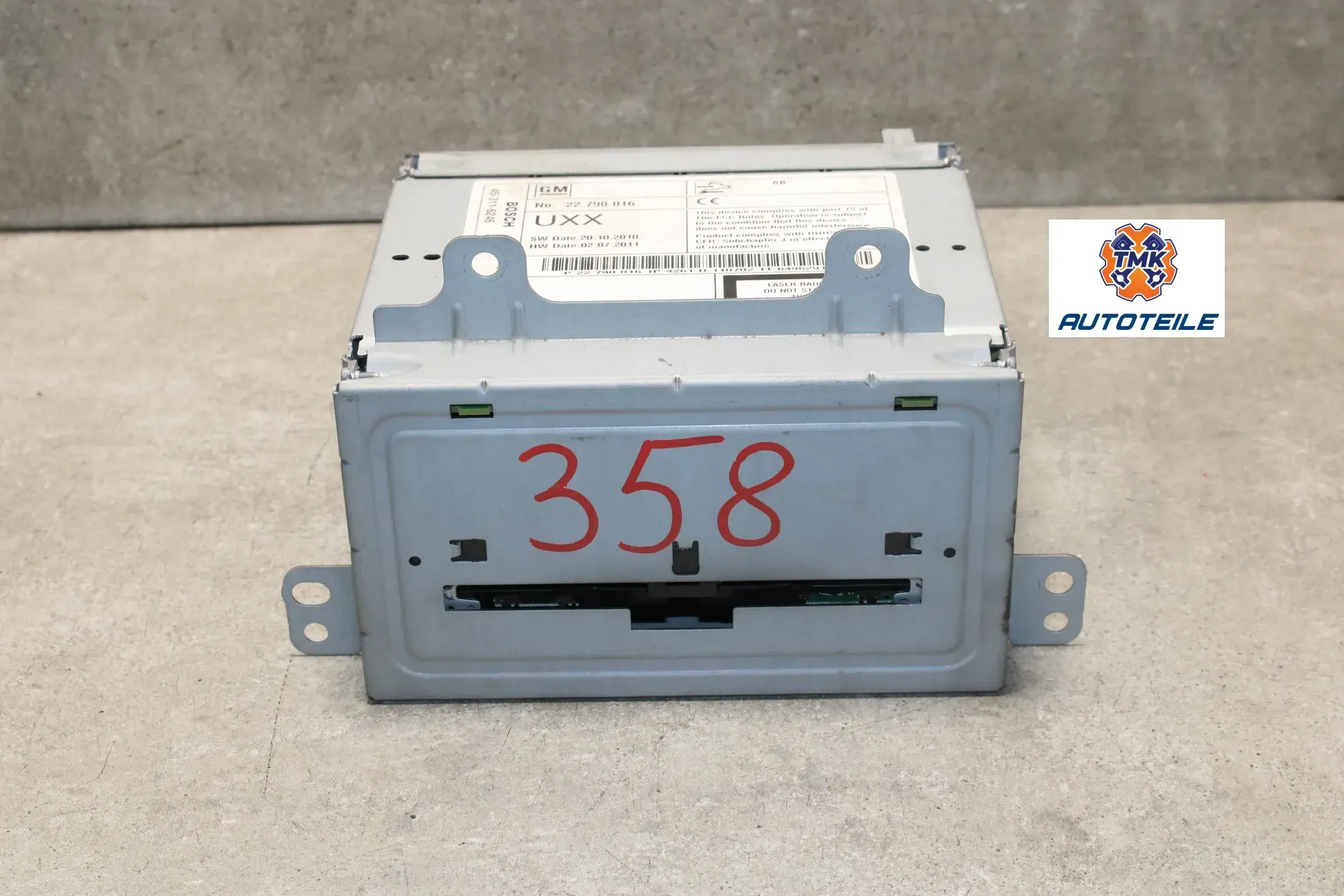 Opel Insignia A Radio DVD 800 DVD800 Autoradio 22790016 UXX - Bild 1
