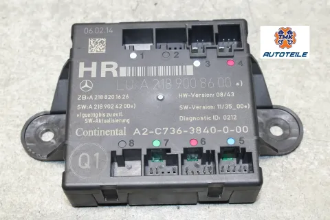 Background image for Mercedes E-Klasse W212 S212 Steuergerät Türsteuergerät hinten Rechts A2189009704 HR