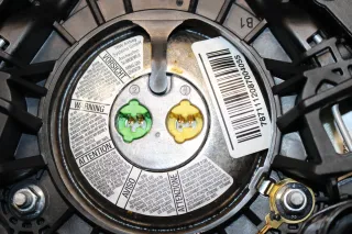Opel Corsa D Lenkrad Lederlenkrad Multifunktion 13338054 SMG 13235770 - Bild 3