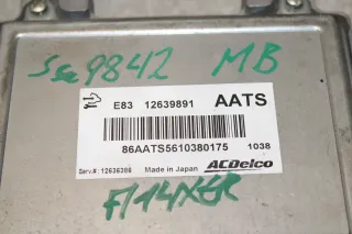 Opel Meriva B Motorsteuergerät Steuergerät Motor 1.4 A14XER 12639891 AATS - Bild 5