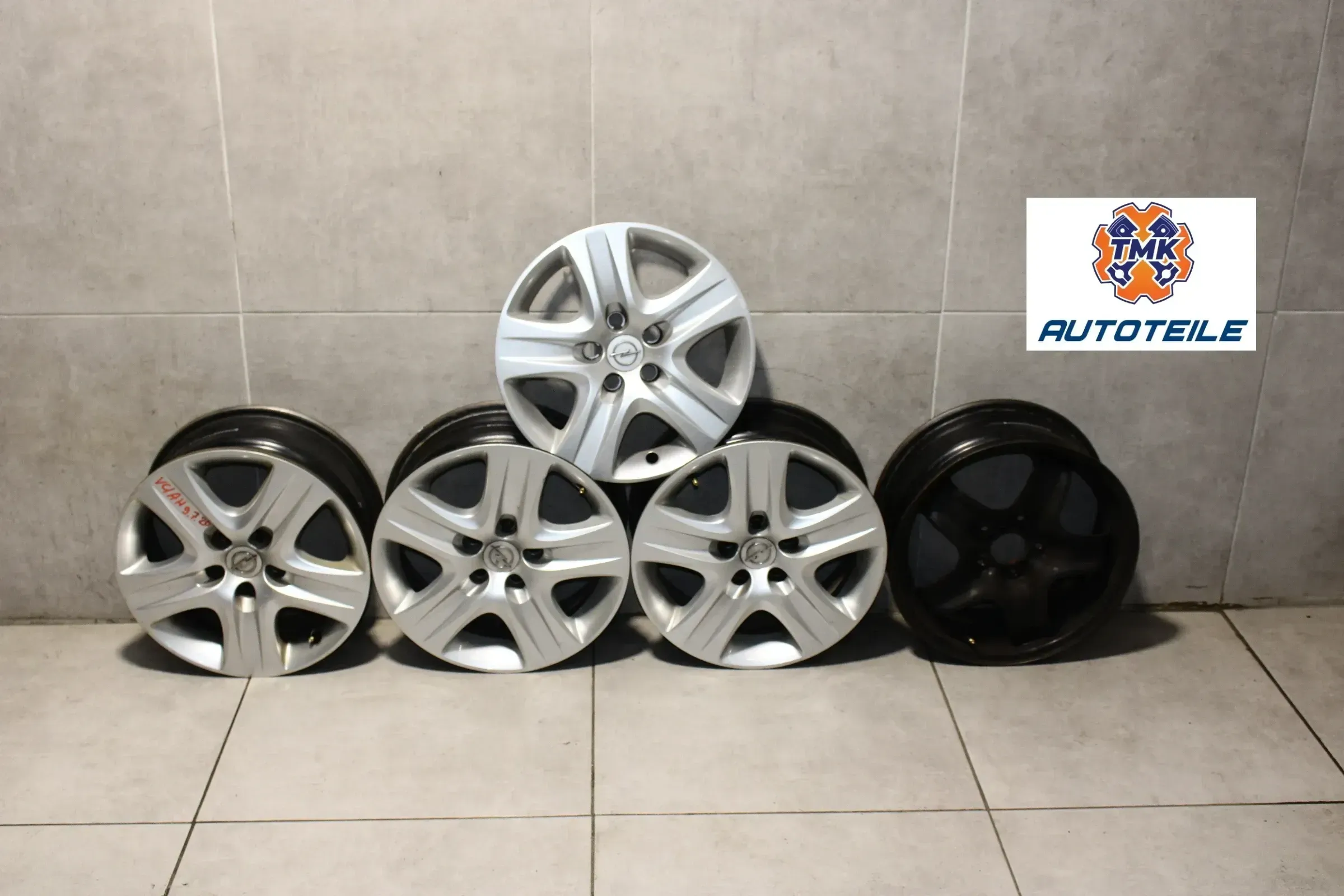 Opel Vectra C Astra H Stahl Designfelgen 16 Zoll 5 Loch ET 39 - Bild 1