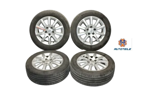 Background image for Opel Astra H Zafira B Alufelgen Felgen Sommerreifen 205 55 R16 Zoll 5 Loch ET 37
