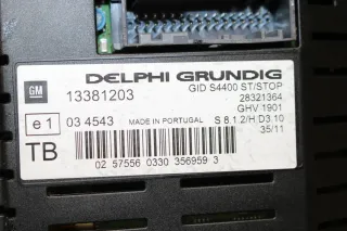 Opel Corsa D GID Bordcomputer Display Uhr 13381203 TB - Bild 6