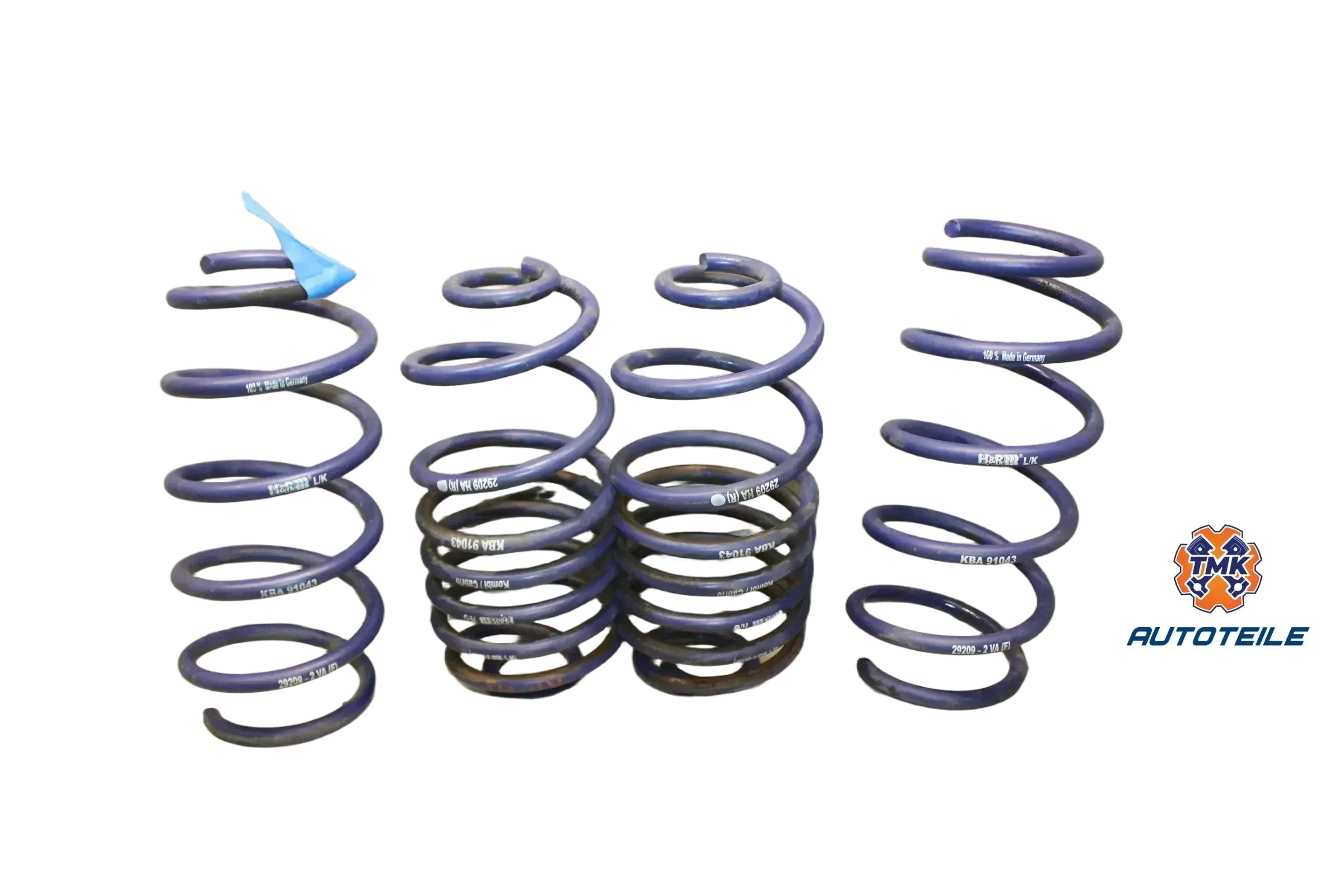 Opel Astra H Caravan Fahrwerk Stoßdämpfer Federn H&R SET 91043 - Bild 1