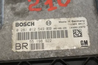 Opel Astra H Motorsteuergerät Steuergerät 1.9 Z19DT ENTHEIRATET 55198922 BR - Bild 6