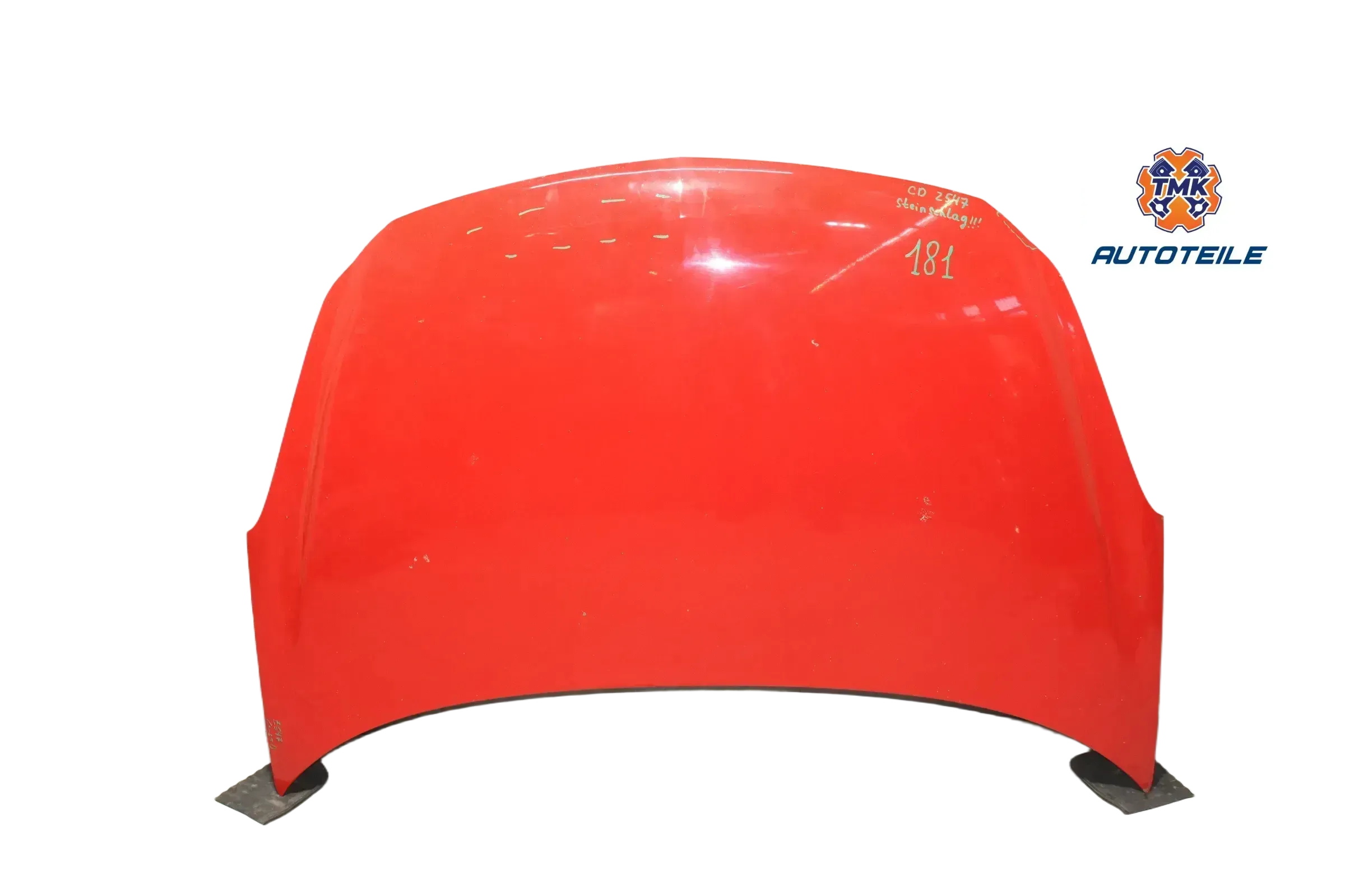 Opel Corsa D Motorhaube Haube Z547 Magmarot - Bild 1