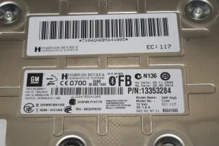 Opel Astra J Insignia A Steuergerät Freisprechanlage Bluetooth UHP High 13353284 - Bild 3