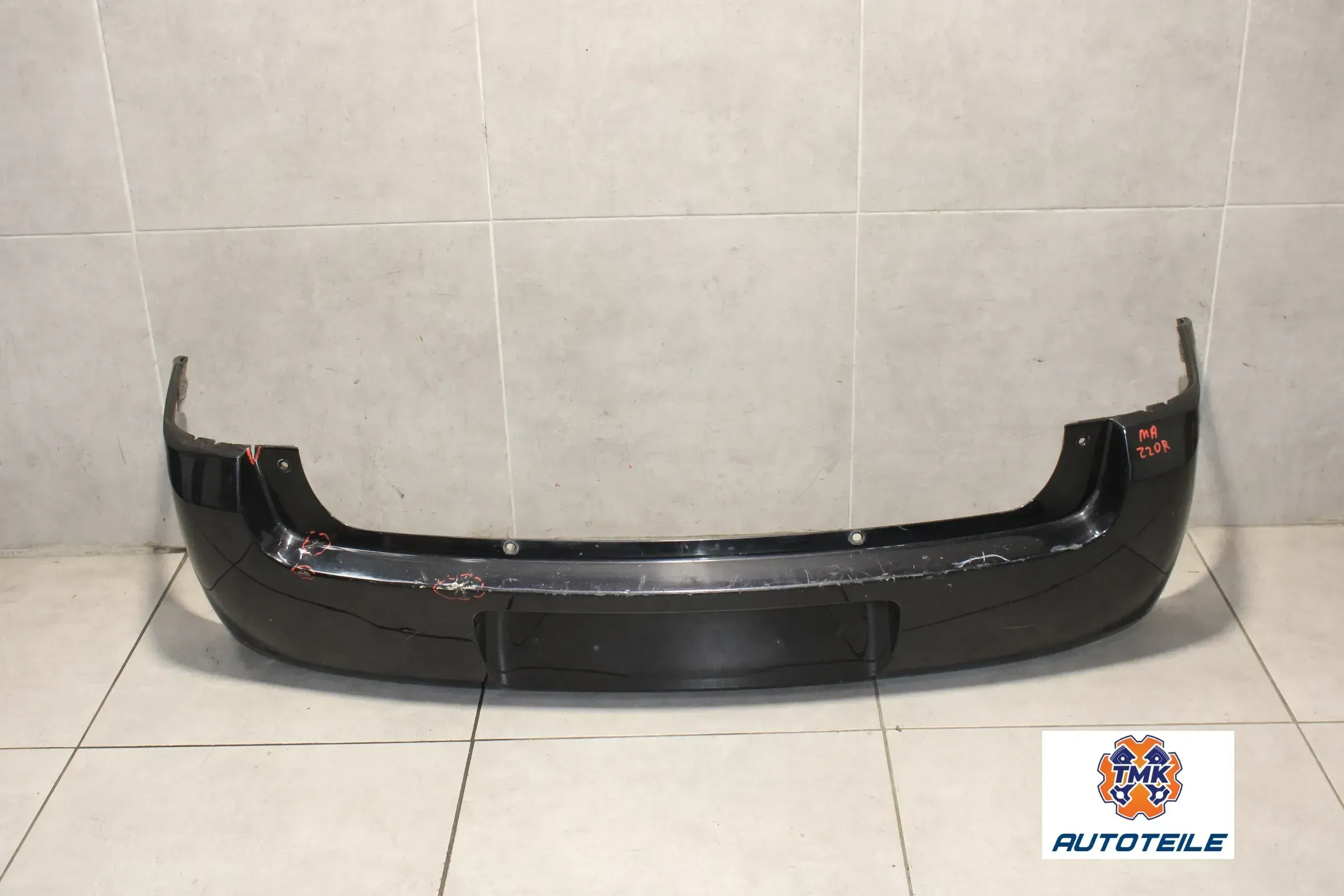 Opel Meriva A Stoßstange hinten Heckschürze Z20R Saphirschwarz - Bild 1