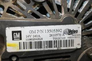 Opel Corsa D Lichtmaschine Lima 1.3 CDTI 70 KW A13DTE 14V 140A 13505392 - Bild 4