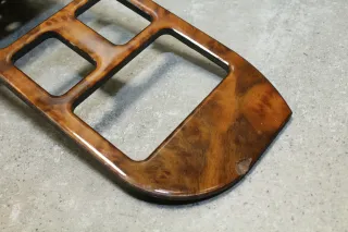 Verkleidung Blende Abdeckung Schalter vorne links Holz Jaguar Daimler XJ X300 - Bild 2