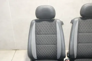 Opel Tigra B Sitzausstattung Sitz Teilleder Teilledersitze Rechts Links XXYW - Bild 2