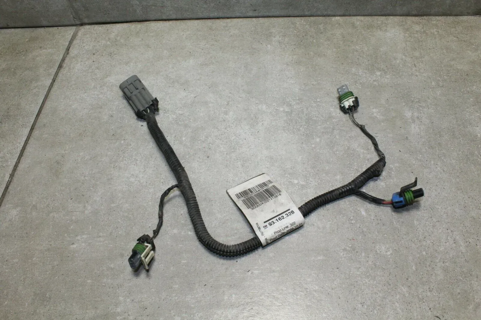 Kabel Kabelsatz Kabelbaum Kennzeichenbeleuchtung hinten Opel Tigra B 93162328 - Bild 1