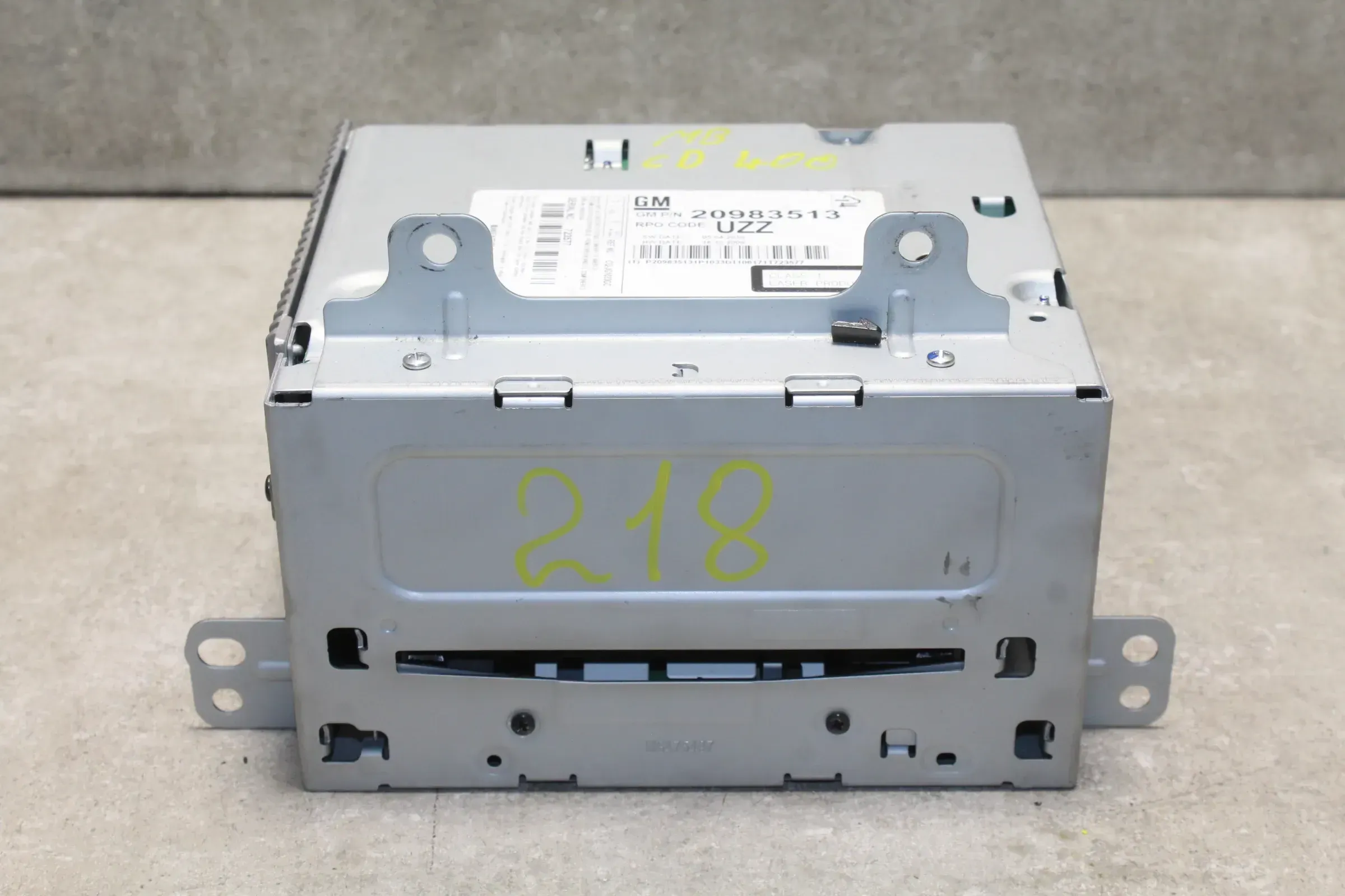 Opel Astra J Radio Autoradio CD400 20983513 UZZ - Bild 1