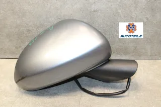Opel Corsa D Spiegel Außenspiegel Beifahrerseite rechts Z163 Lichtsilber - Bild 1
