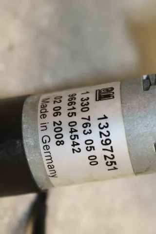 Opel Astra H TT Twintop Flap Motor Abdeckung Hutablage Hinten Links 13297251 - Bild 5