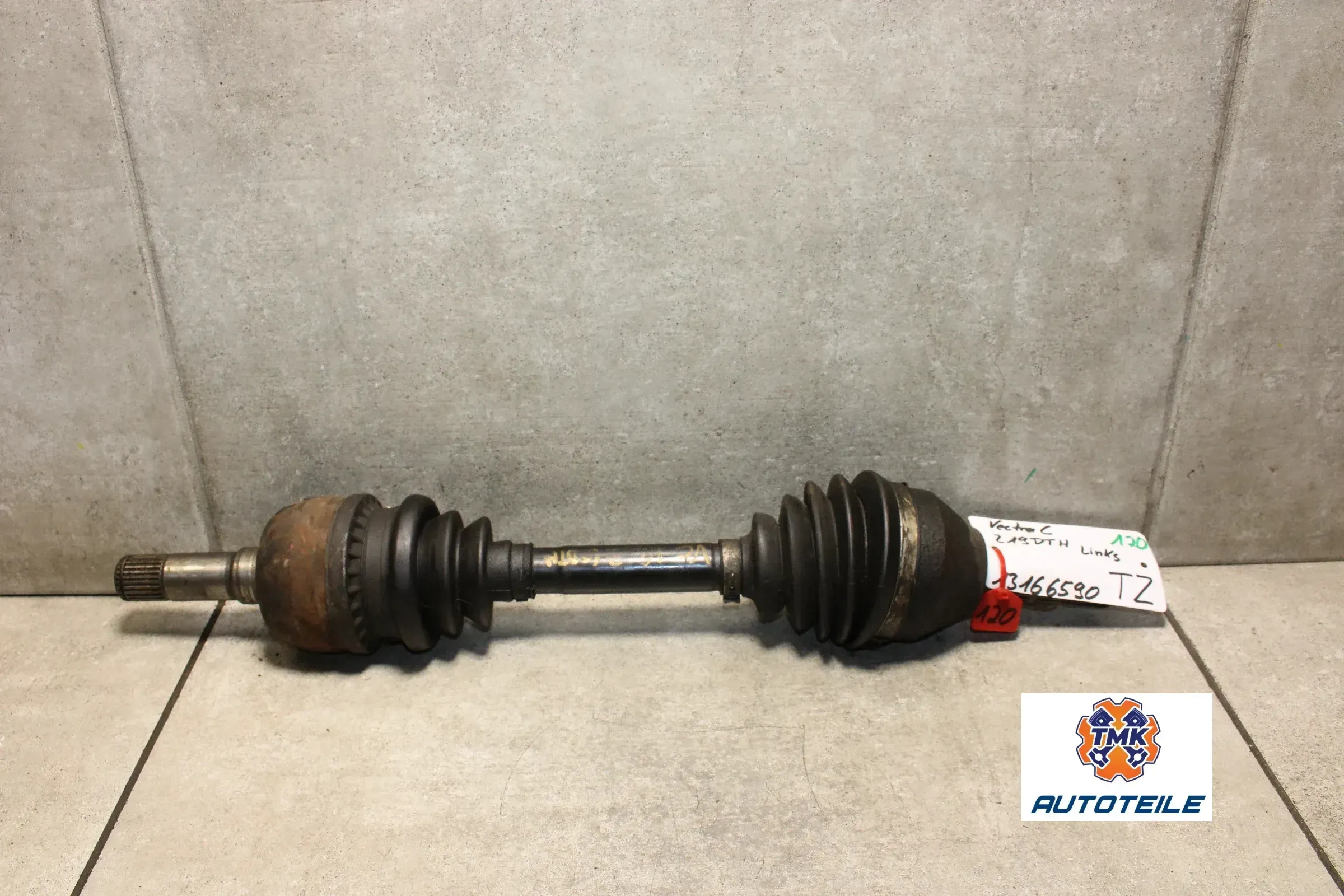 Opel Vectra C Antriebswelle links 1.9 110 KW Z19DTH 13166590 TZ - Bild 1