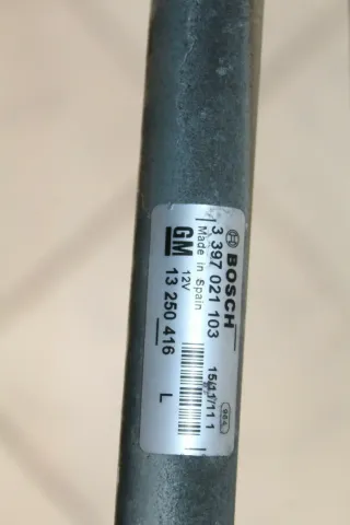 Wischermotor Motor Scheibenwischer Wischergestänge vorne Opel Meriva B 13250416 - Bild 6