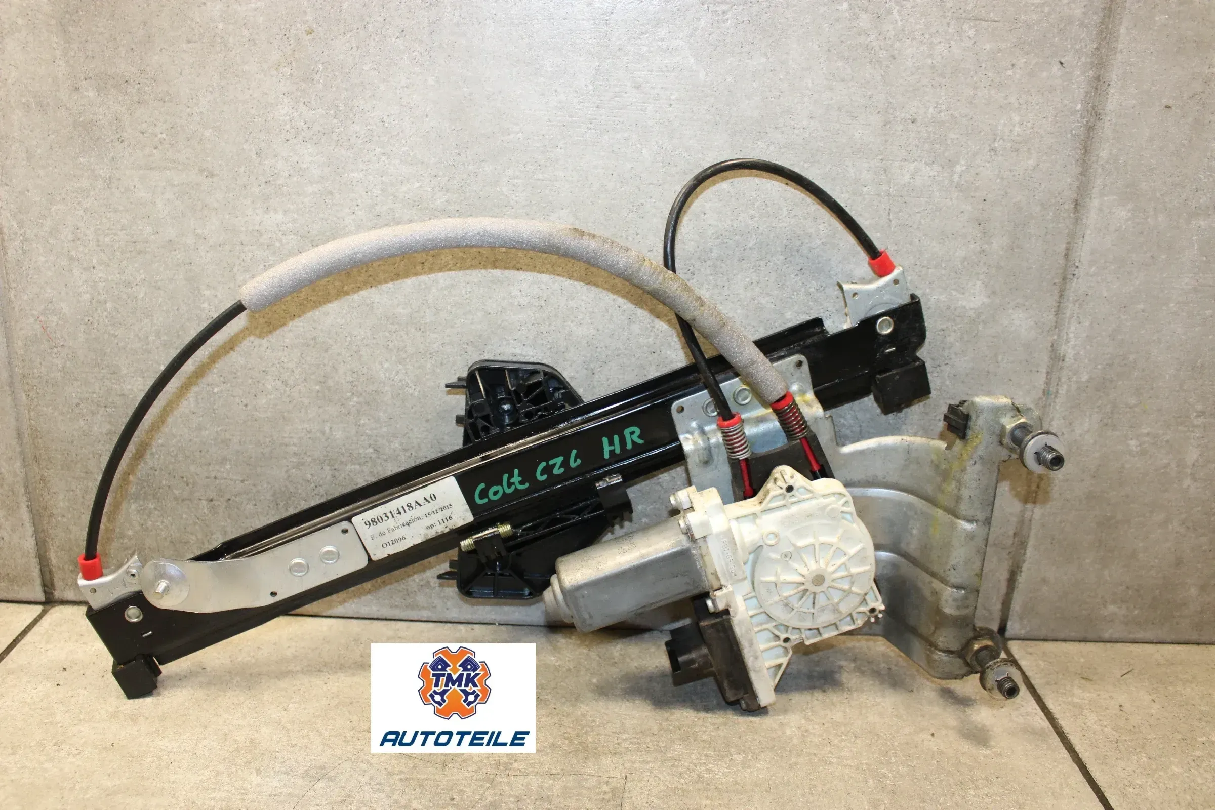 Mitsubishi Colt CZC Fensterheber Fensterhebermotor Hinten Rechts 98031418AA0 - Bild 1