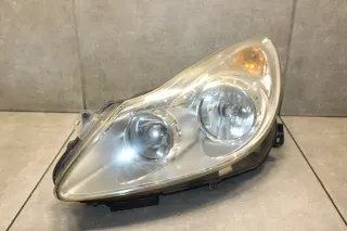 Opel Corsa D Scheinwerfer Fahrerseite Links Vorfacelift 13186381 EF - Bild 2