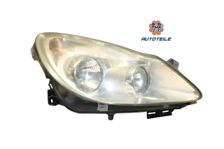 Opel Corsa D Scheinwerfer Rechts Beifahrerseite Halogen 13186382 EF - Bild 1